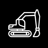 Excavator hire icon